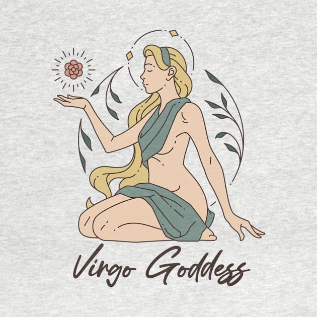 Virgo Goddess by Garden Avenue Designs